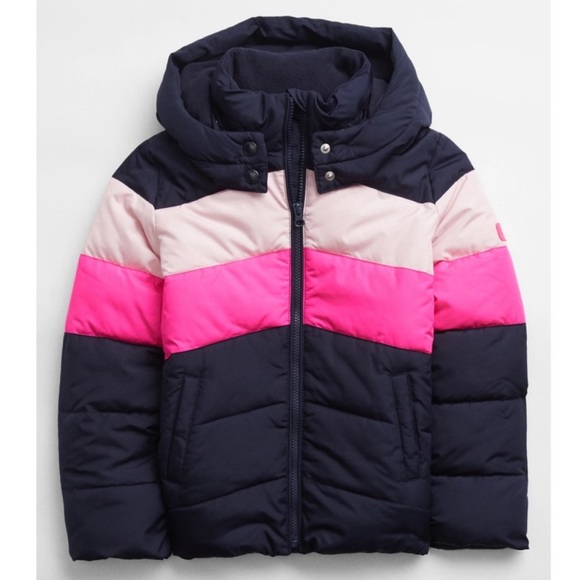 GAP Girls Puffer Winter Coat size M/8 - Picture 1 of 3